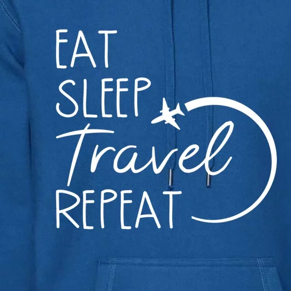 Camping Eat Sleep Travel Repeat Camping Lovers Gift Premium Hoodie