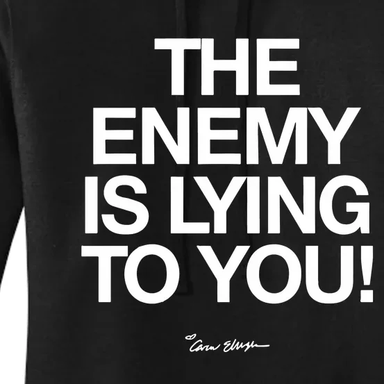 Carew Ellington Spread The Truth The Enemy Is Lying To You Women's Pullover Hoodie