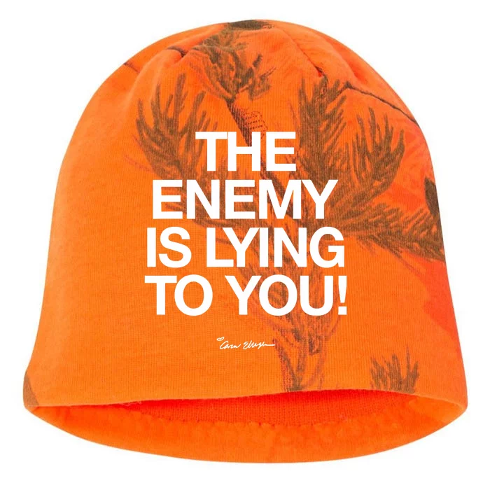 Carew Ellington Spread The Truth The Enemy Is Lying To You Kati - Camo Knit Beanie