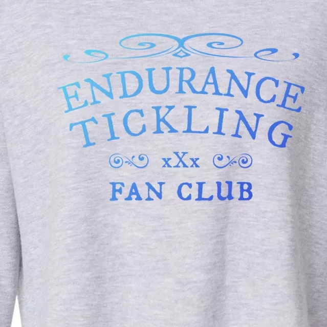 Competitive Endurance Tickling Gift Cropped Pullover Crew