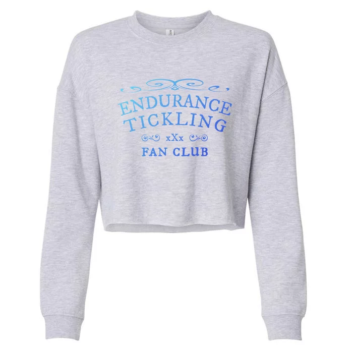 Competitive Endurance Tickling Gift Cropped Pullover Crew