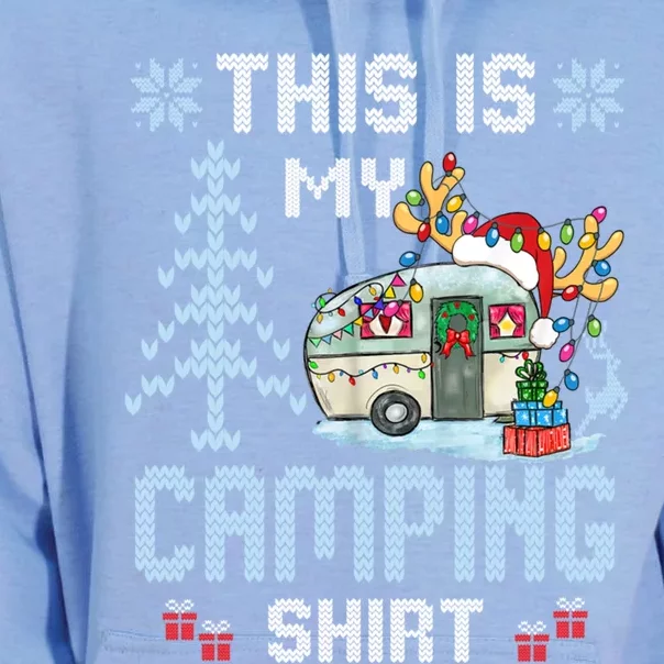 Christmas Eve This Is My Camping Meaningful Gift Unisex Surf Hoodie