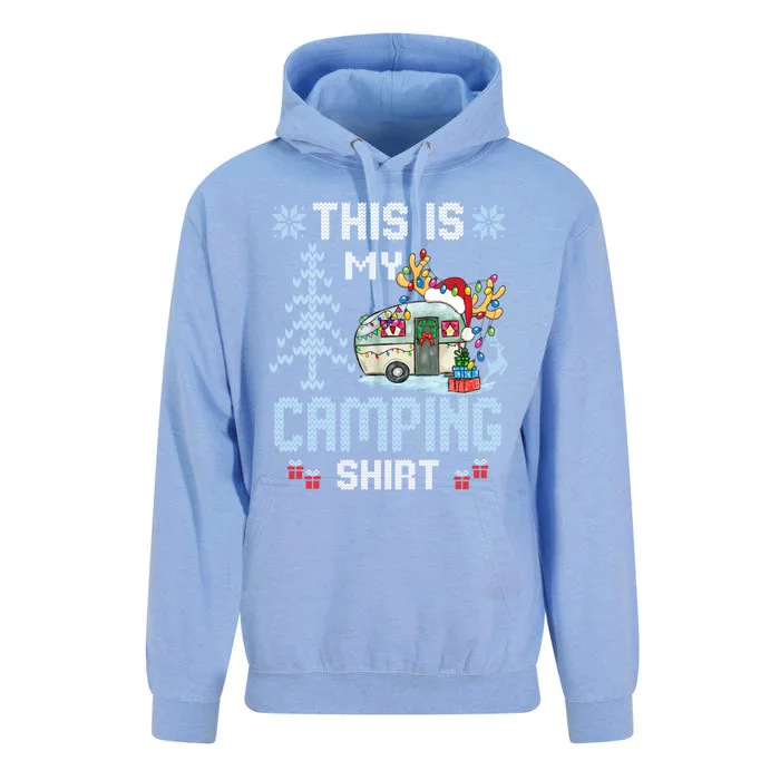 Christmas Eve This Is My Camping Meaningful Gift Unisex Surf Hoodie