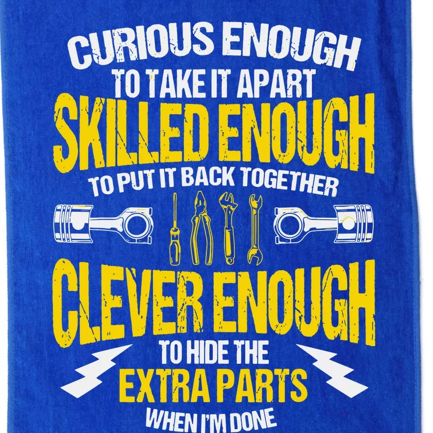 Curious Enough To Take It Apart Platinum Collection Golf Towel