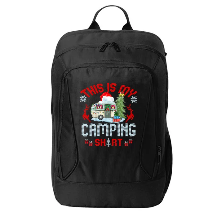 Christmas Eve This Is My Camping Gift City Backpack