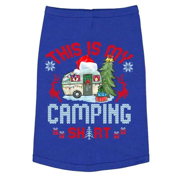 Christmas Eve This Is My Camping Gift Doggie Tank