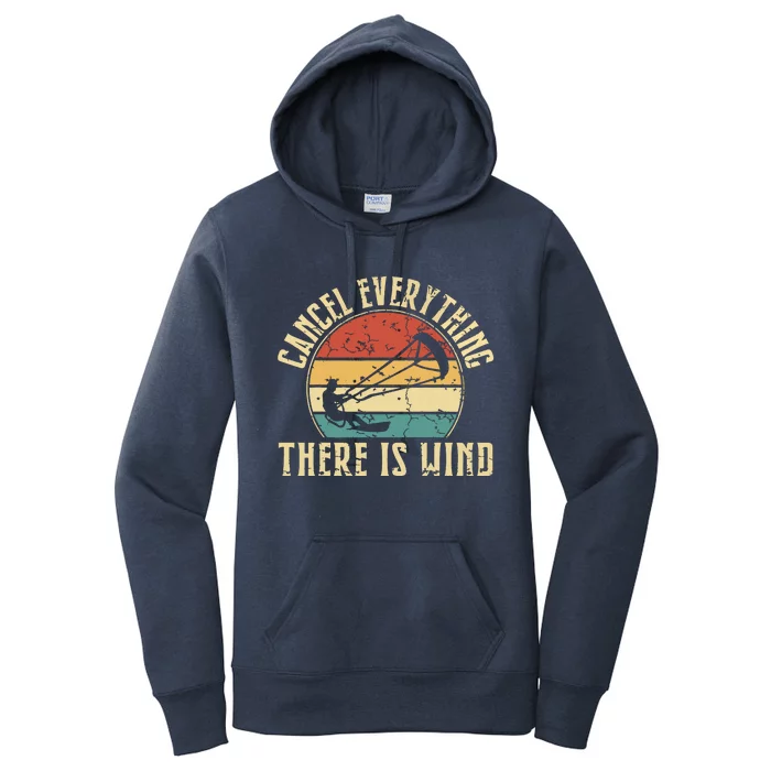 Cancel Everything There Is Wind Women's Pullover Hoodie