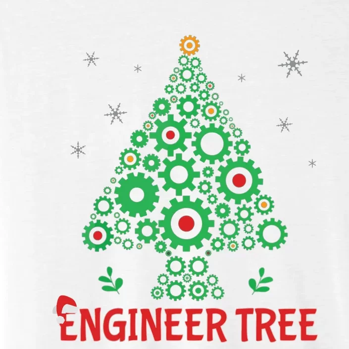 Christmas Engineer Tree Mechanical Engineering Gift ChromaSoft Performance T-Shirt