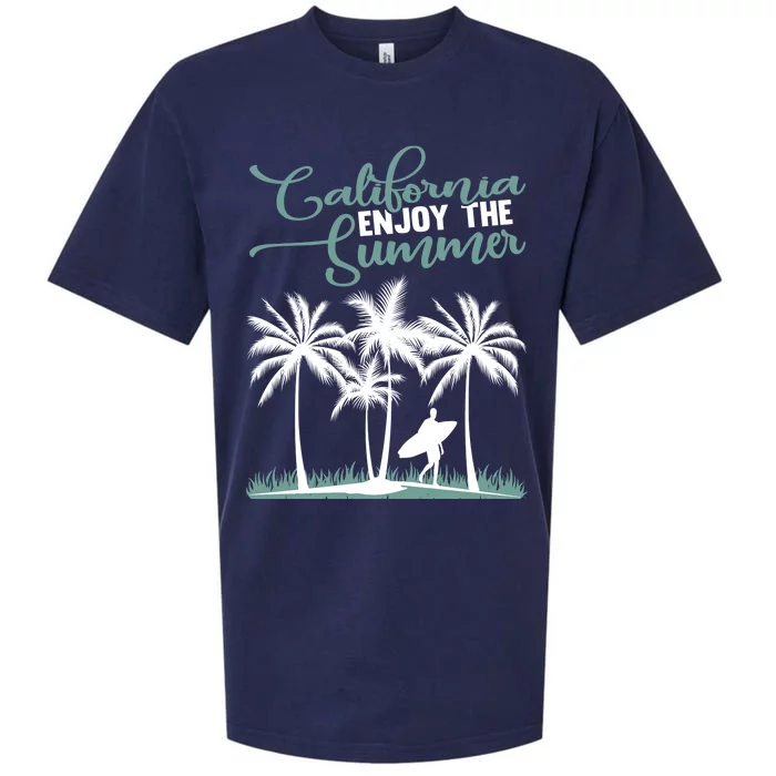 California Enjoy The Summer Surf Sueded Cloud Jersey T-Shirt