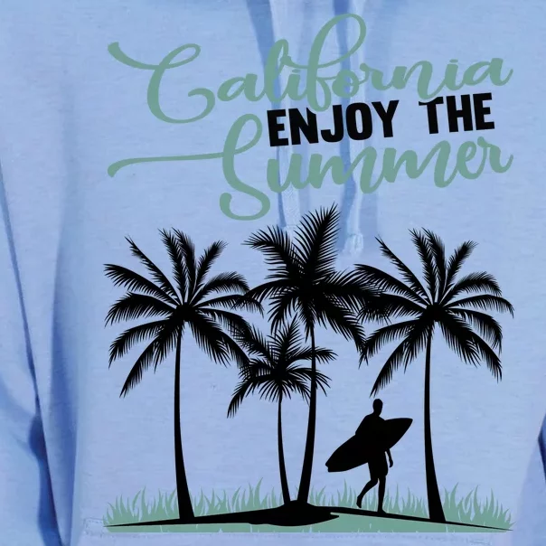 California Enjoy The Summer Surf Unisex Surf Hoodie