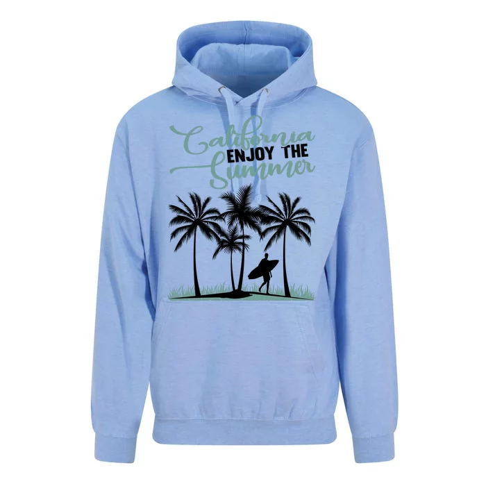 California Enjoy The Summer Surf Unisex Surf Hoodie