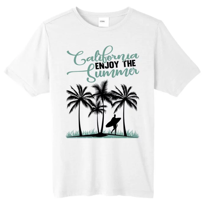 California Enjoy The Summer Surf ChromaSoft Performance T-Shirt