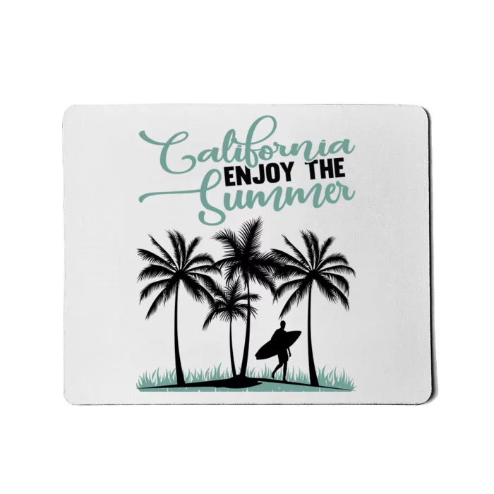 California Enjoy The Summer Surf Mousepad