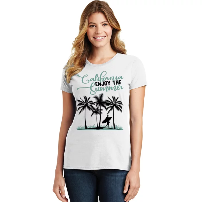 California Enjoy The Summer Surf Women's T-Shirt