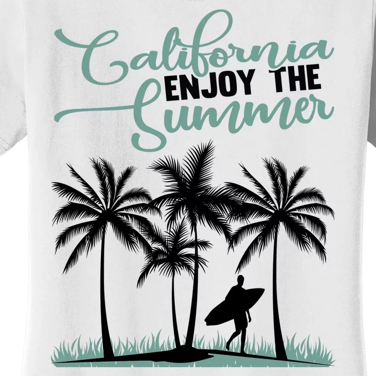 California Enjoy The Summer Surf Women's T-Shirt