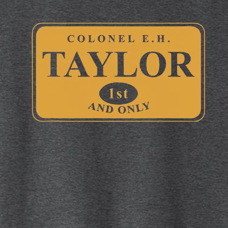 Colonel E.H. Taylor 1st And Only Bourbon Whiskey Women's Crop Top Tee