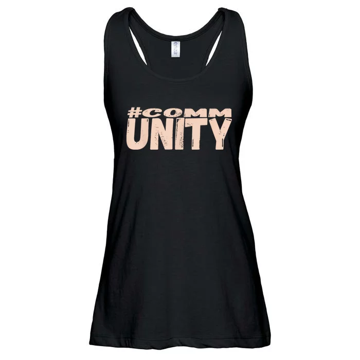 Community Embracing The Power Of Togetherness Ladies Essential Flowy Tank