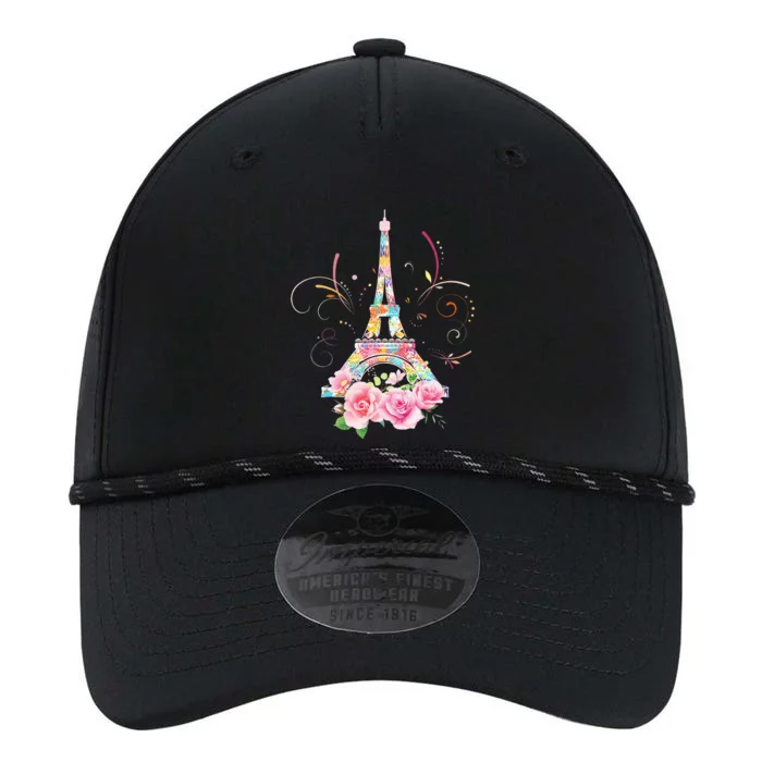 Colorful Eiffel Tower Of Paris In France Parisian Rose Performance The Dyno Cap