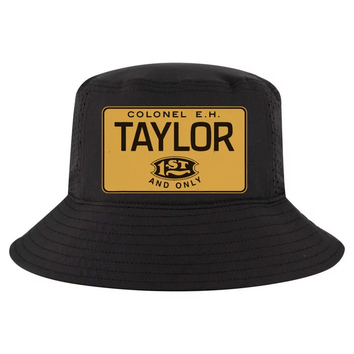 Colonel Eh Taylor Bourbon Whiskey Badge Logo Cool Comfort Performance Bucket Hat