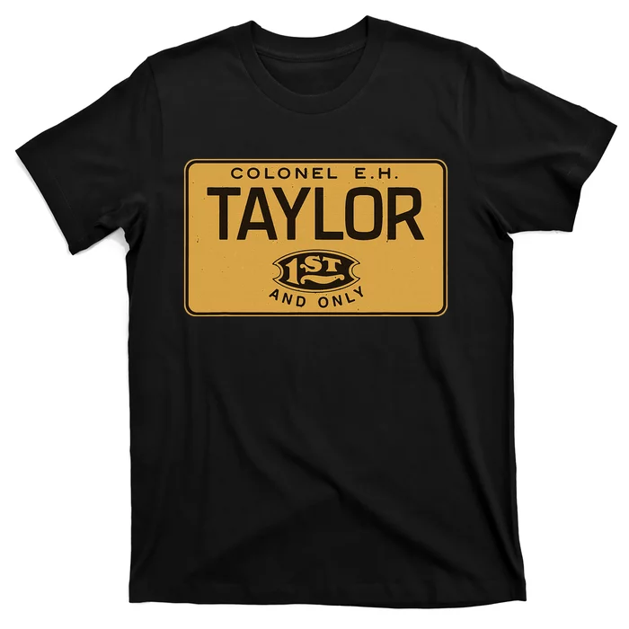 Colonel EH Taylor Bourbon Whiskey Badge Logo T-Shirt