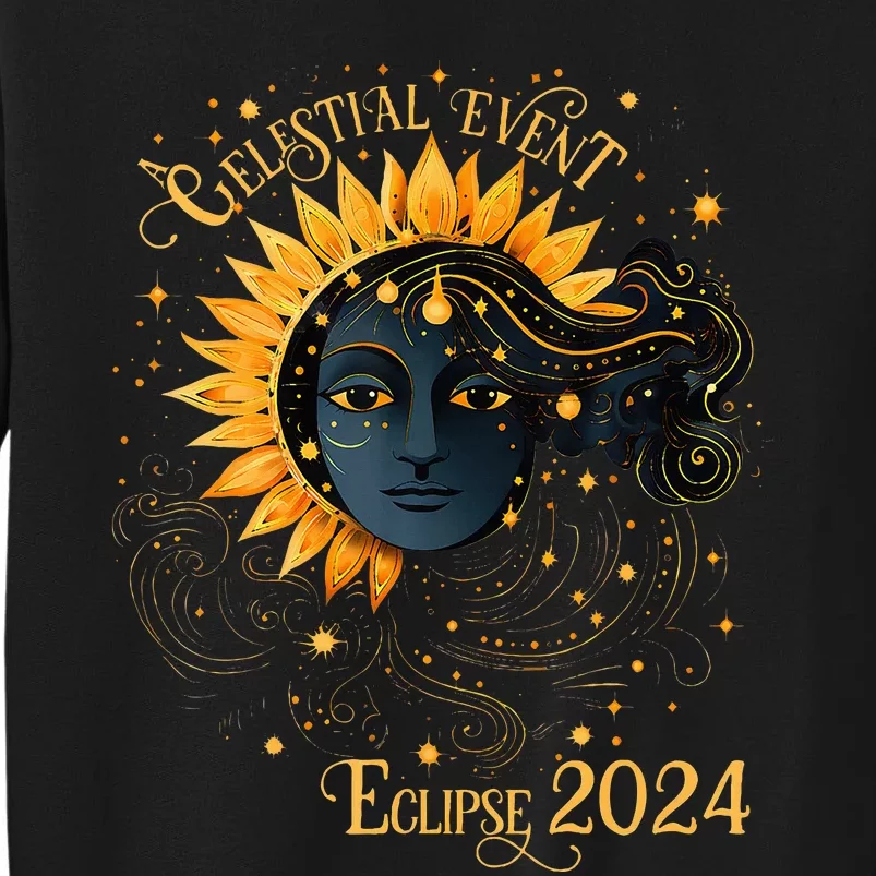 Celestial Event Total Solar Eclipse Tall Sweatshirt