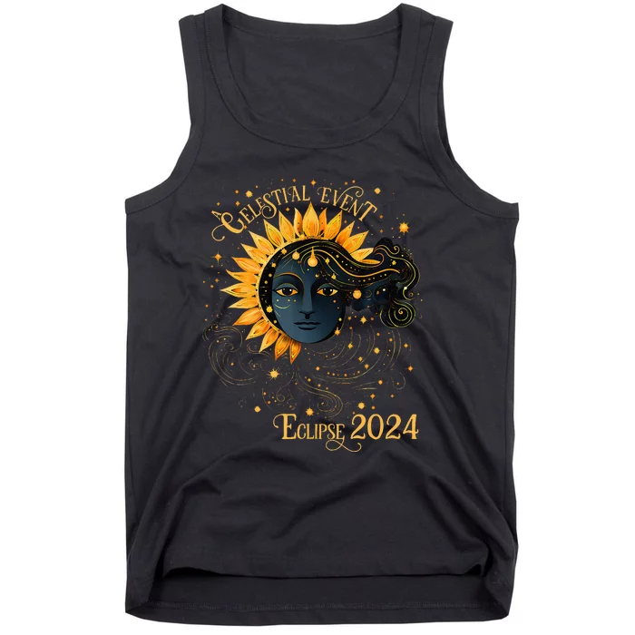 Celestial Event Total Solar Eclipse Tank Top