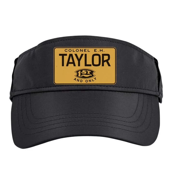 Colonel Eh Taylor Bourbon Whiskey Badge Adult Drive Performance Visor