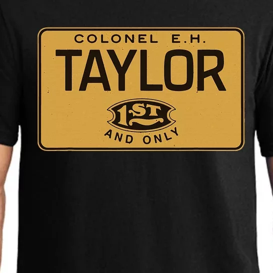 Colonel Eh Taylor Bourbon Whiskey Badge Pajama Set