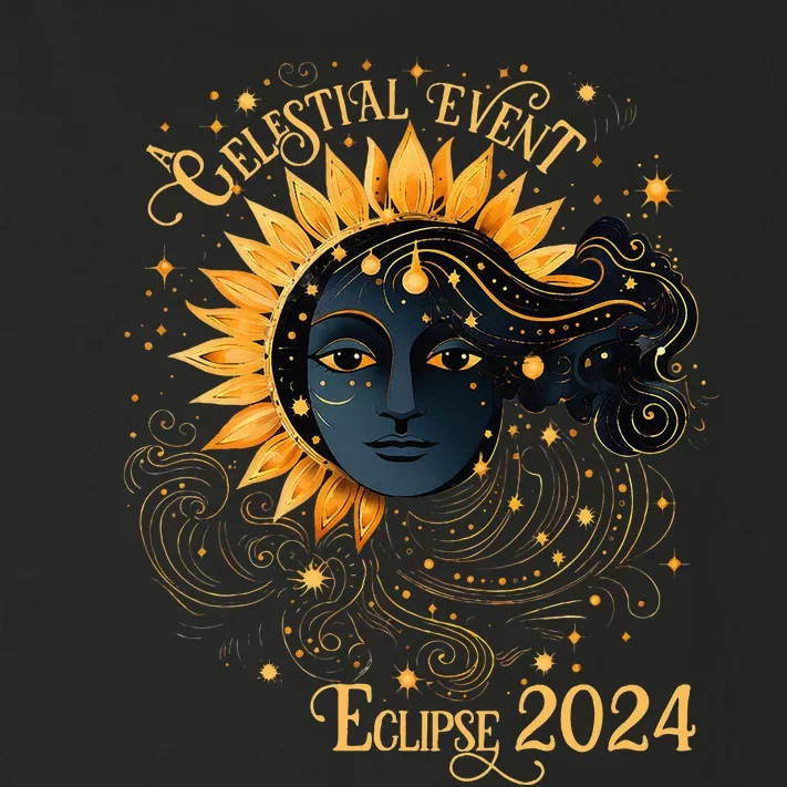 Celestial Event Total Solar Eclipse Girl April 8 2024 Toddler Long Sleeve Shirt