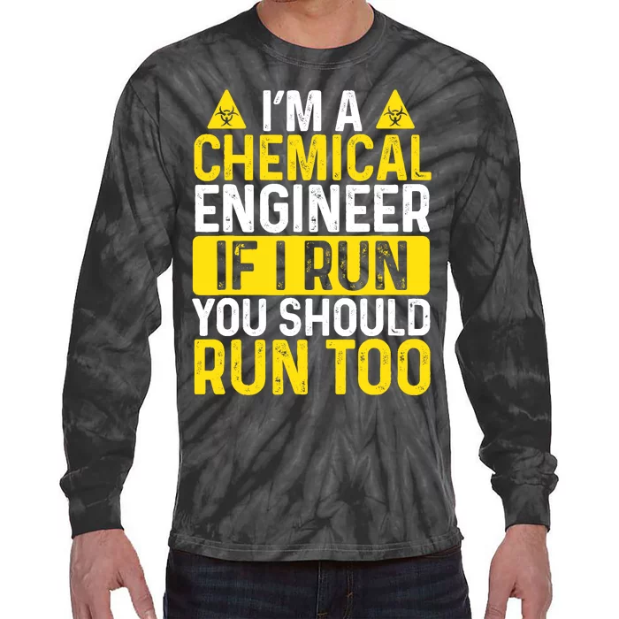 Chemical Engineer Thermodynamics Chemical Engineering Tie-Dye Long Sleeve Shirt