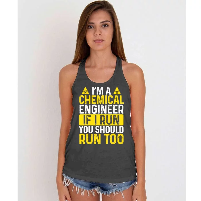 Chemical Engineer Thermodynamics Chemical Engineering Women's Knotted Racerback Tank