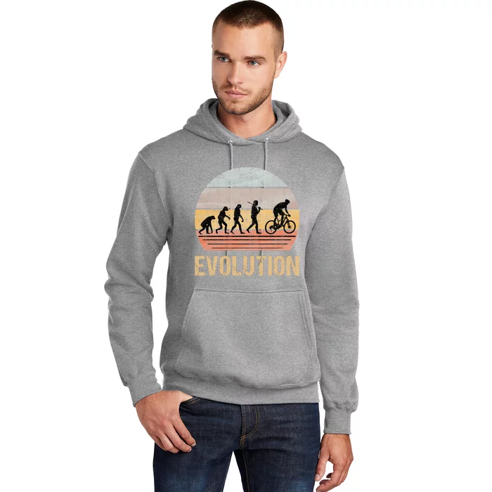 Cycling Evolution Vintage Retro Hoodie