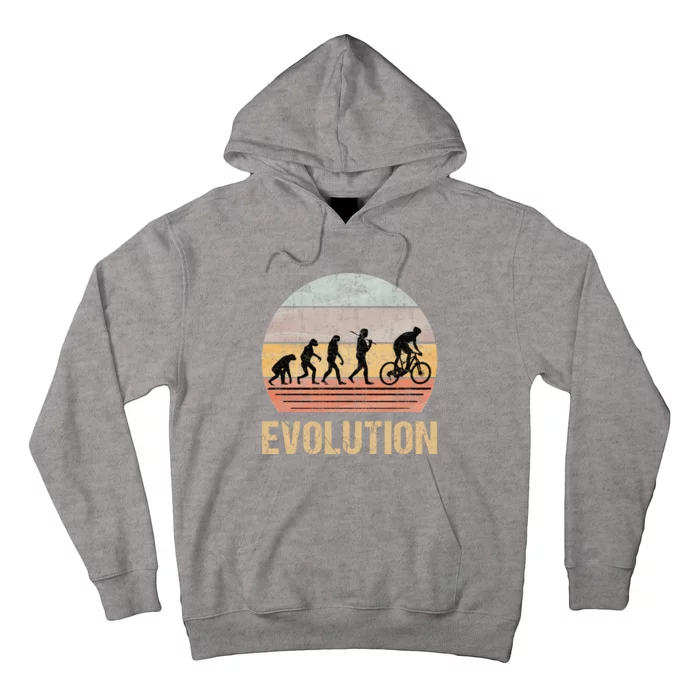 Cycling Evolution Vintage Retro Hoodie