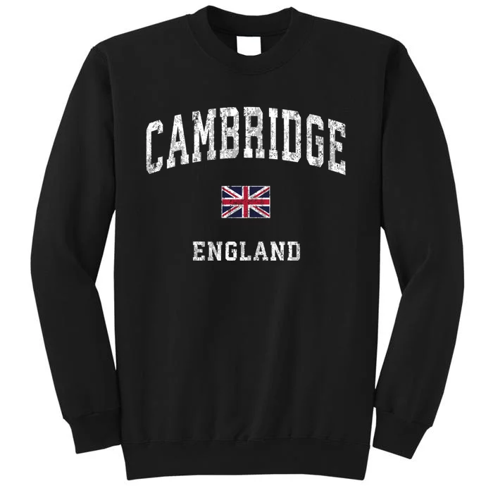 Cambridge England Vintage Athletic Sports Tall Sweatshirt