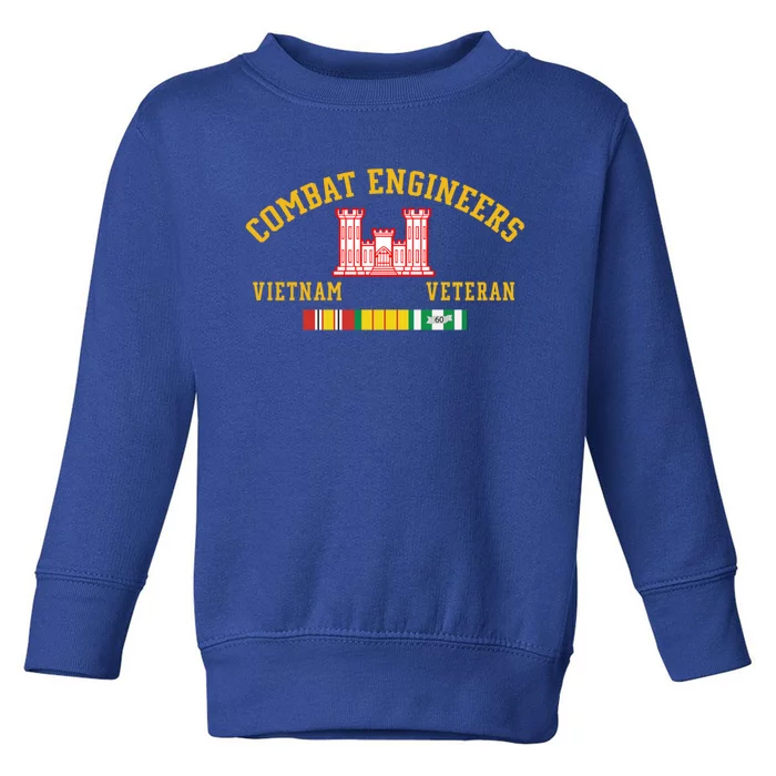 Combat Engineers Vietnam Veteran Veterans Day Xmas Funny Gift Toddler Sweatshirt