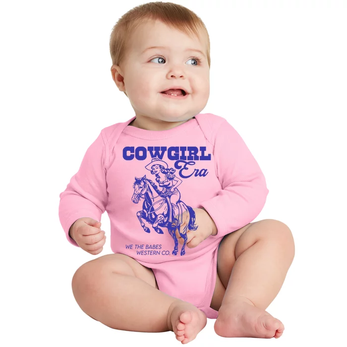 Cowgirl Era We The Babes Western Co Baby Long Sleeve Bodysuit