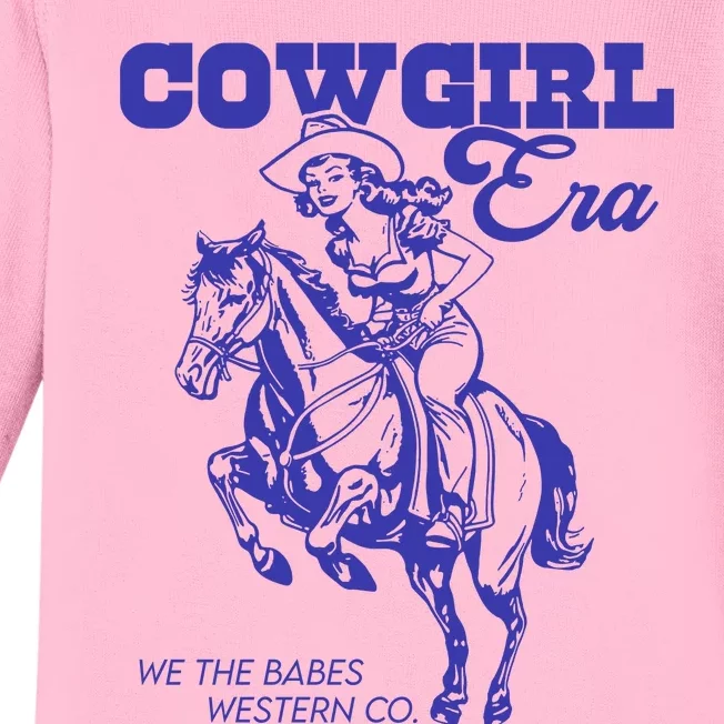 Cowgirl Era We The Babes Western Co Baby Long Sleeve Bodysuit