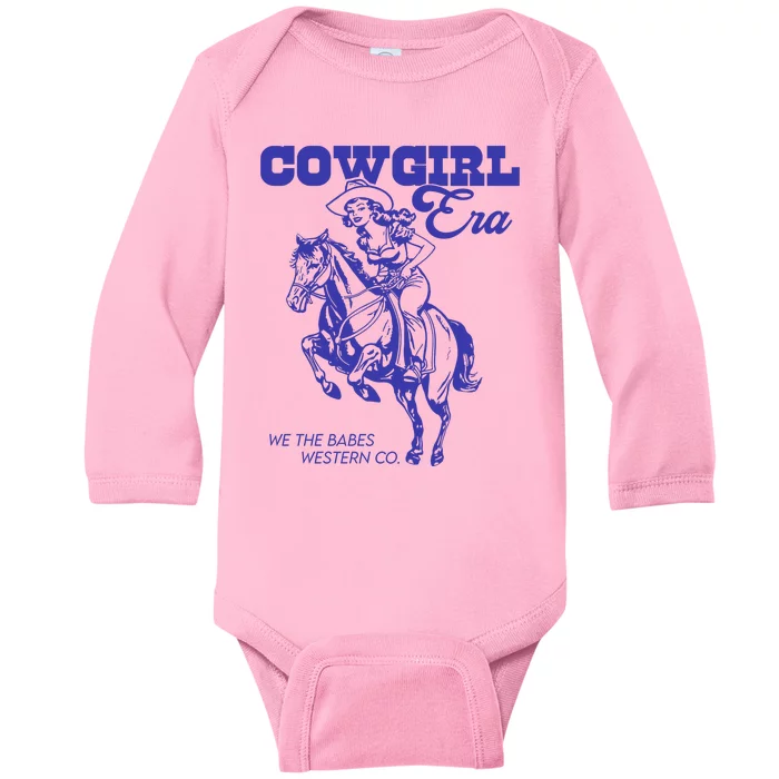 Cowgirl Era We The Babes Western Co Baby Long Sleeve Bodysuit