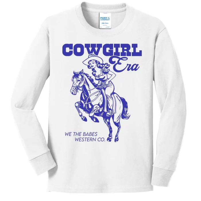 Cowgirl Era We The Babes Western Co Kids Long Sleeve Shirt