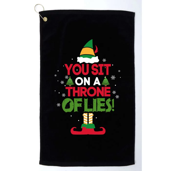 Elf - You Sit on a Throne of Lies Platinum Collection Golf Towel