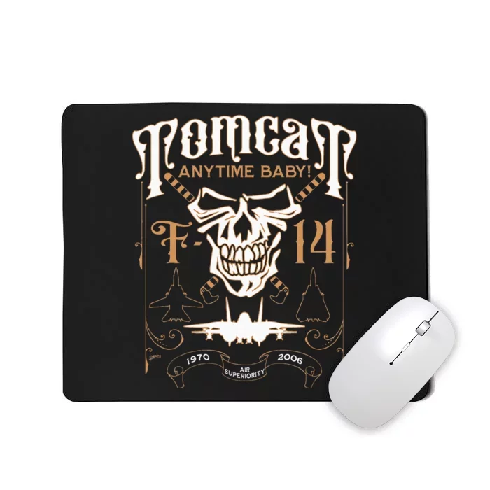 Classic F 14 Tomcat Military Fighter Jet Skull Mousepad