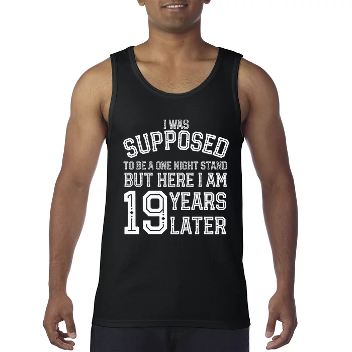 Couples Funny 19th 19 Year Anniversary Husband Wife Tank Top