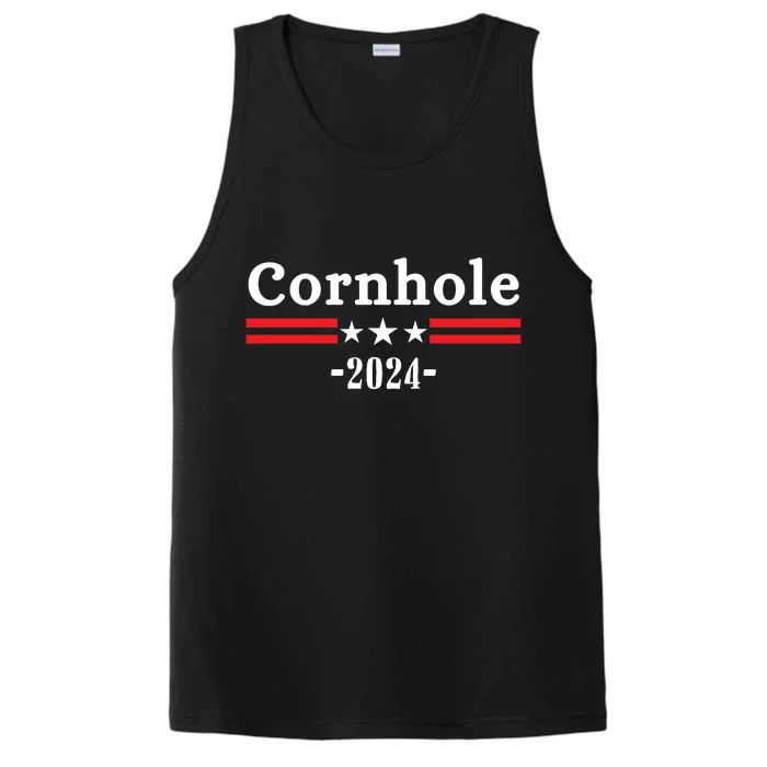 Cornhole Funny 2024 Election Performance Tank