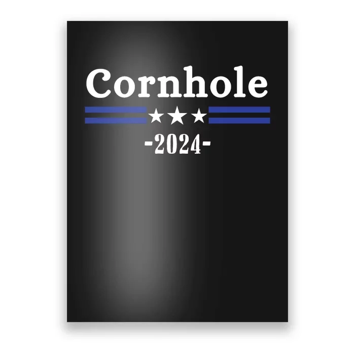 Cornhole Funny 2024 Election Poster