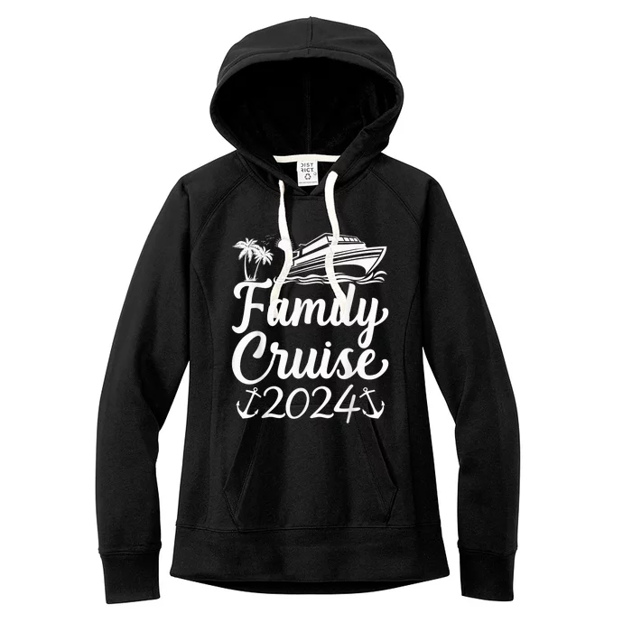 Cruise Family 2024 Squad Vacation Matching Family Group Women's Fleece Hoodie