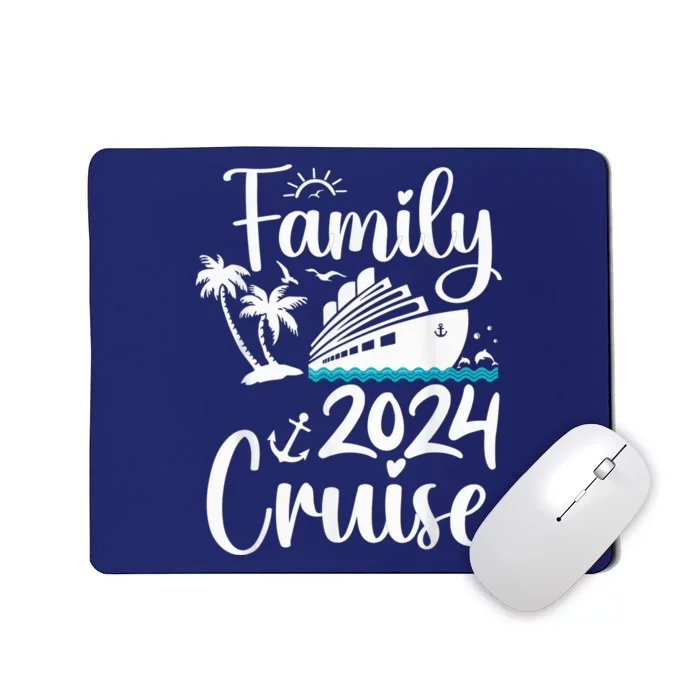 Cruise Family 2024 Squad Vacation Matching Family Group Mousepad