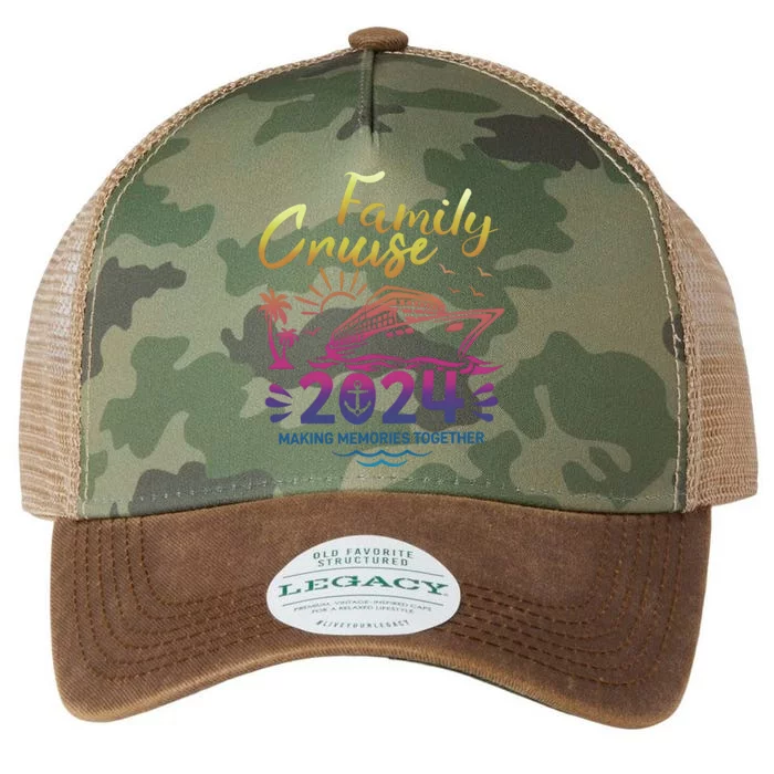 Cruise Family 2024 Making Memories Together Matching Family Legacy Tie Dye Trucker Hat