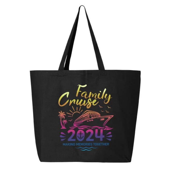 Cruise Family 2024 Making Memories Together Matching Family 25L Jumbo Tote