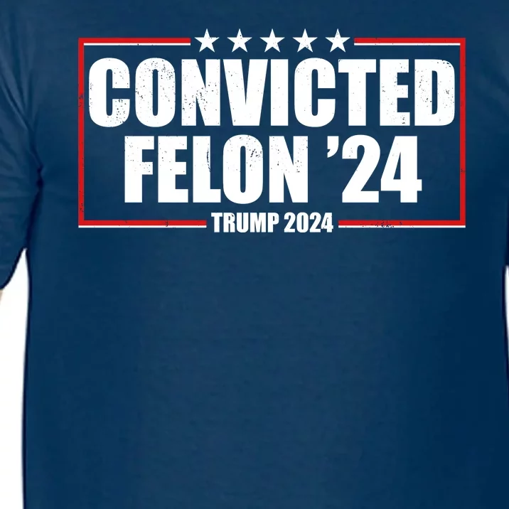 Convicted Felon 24 Trump 2024 Comfort Colors T-Shirt