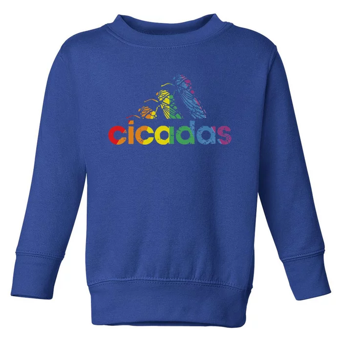 Cicada Fest 2024 Broods Xix & Xiii Love Toddler Sweatshirt